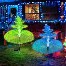 Load image into Gallery viewer, 2/4/6 Pack Solar 3 Tier Butterfly Flower Lights Latest 7 Color Changing Butterfly For Christmas Pool Patio Garden Decoration
