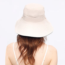 Load image into Gallery viewer, OhSunny Fisherman Hats for Women,Womne's Bucket Sunhat Double-Sided Wearing,UPF50+ Large Brim Hiking Hats with Ponytail Hole