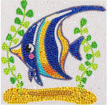 Load image into Gallery viewer, DIY Diamond Painting by Number Kits for Kids Cartoon Animal Picture Crystal Rhinestone Diamond Embroidery for Children Gifts