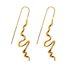Load image into Gallery viewer, Abstract three-dimensional design earrings cool and handsome temperament fashion women exquisite retro ear hanging jewelry acces