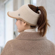 Load image into Gallery viewer, Hats for Women Autumn Winter Sports Empty Top Caps Female Knitted Warm Baseball Cap Fashion Running Golf Sun Hat