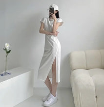 Load image into Gallery viewer, White Dresses for Women 2024 Woman Dress Clothes Midi X New in Chic and Elegant Pretty Cheap Casual Y2k Outfits Harajuku Cotton