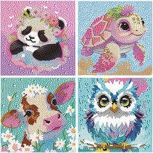 Load image into Gallery viewer, Sparkling Drill 5D DIY Diamond Painting Kit Cute Panda Diamonds Art Paint Set Suitable For Adult Release Stress Play With Family