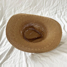 Load image into Gallery viewer, Handmade Women Men Straw Hat Summer Beach Shell Vintage Beads Hollow Out Western Wide Brim Sun Hat Fishing Holiday Bohemian Cap