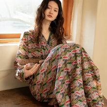 Load image into Gallery viewer, Nightgowns Bathrobes Women's Clothing Homewear Spring Autumn Thin Korea Simple Comfort Casual Fashion Breathable Loose Fit Large