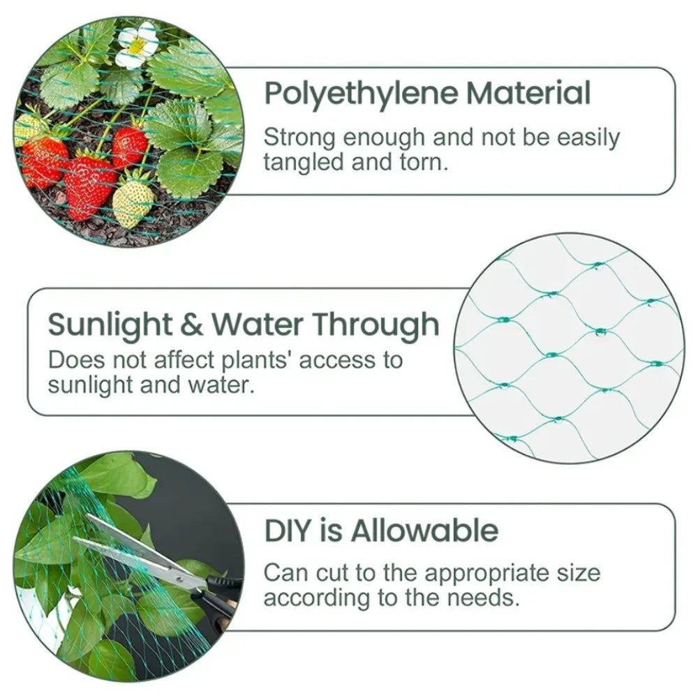 Garden Net Protects Plants with Durable Garden Protection Nets From Birds and Poultry Garden Plant Climbing Nets Gardening Tools