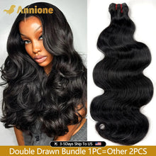 Load image into Gallery viewer, 15A Raw Hair Bundles Double Drawn Vietnamese 22Inch Body Wave Bundles 100% Human Hair Bundles Unprocessed Virgin Hair Extensions