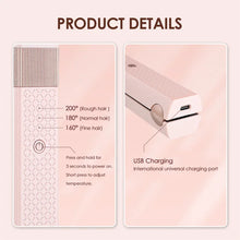 Load image into Gallery viewer, Hair Straightener Adjustment Cordless Usb Hair Straightener Mini Ceramics Hair Curler 3 Constant Temperature Portable Flat Iron