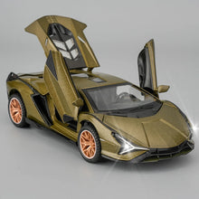 Load image into Gallery viewer, Simulation 1:32 Lambo Alloy Super Car Model Sound Light Collective Miniature Voiture Children Boy Diecast Toy Vehicle