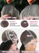 Load image into Gallery viewer, Loose Deep Wave 13x6 Hd Lace Frontal Wigs 100% Human Hair Brazilian 40 Inches Curly Wigs 4x4 Lace Closure Wig Preplucked On Sale