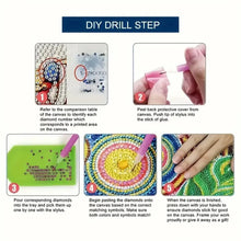 Load image into Gallery viewer, 21 New Diamond Painting Pencil Case Art Pen Holder Aesthetic Diamond Painting Stationery Case As a Gift for School Children