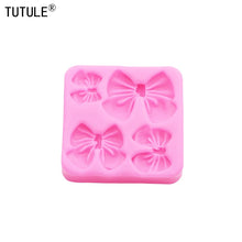 Load image into Gallery viewer, Butterfly knot flip candy chocolate silicone mold diy Large Small Butterfly cake decorating accessories clay drip silicone molds