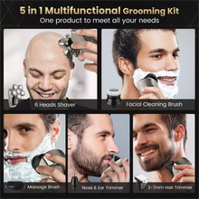 Load image into Gallery viewer, SEJOY Electric Shaver Hair Clipper 5IN1 Beard Trimmer Bald Head Shaver Wet & Dry