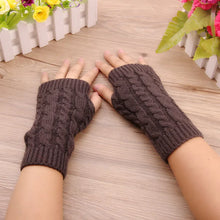 Load image into Gallery viewer, NEW Women Hand Warmer Winter Gloves Fashion Knitting Faux Wool Mitten Warm Fingerless Glove Gants Femme women gloves