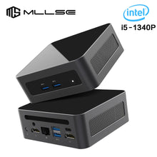 Load image into Gallery viewer, MLLSE G5 Mini PC intel i5-1340P Windows 11 Pro Intel 12th DDR4 16GB RAM 512GB SSD WiFi 6 BT5.2 Desktop Gaming Computer Mini Pc