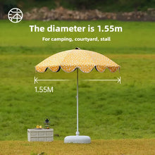 Load image into Gallery viewer, Garden Big Patio Umbrella Windproof Strong, Travel Beach Umbrella, Patio Sun Umbrella UV Protection, Large Camping Umbrellas