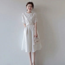 Load image into Gallery viewer, Women's Dress White Clothing Midi Formal Occasion Female Dresses 2024 Outfits Luxury Chic and Elegant Pretty Fashion Y2k Loose X