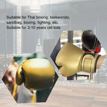 Load image into Gallery viewer, Kids Boxing Gloves Sandbag Sparring Mitts - Leather MMA Muay Thai Training Gear for Children