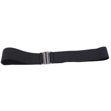 Load image into Gallery viewer, Women Elastic Band Wide Belts Simple Down Coat Waist Belt Female Buckle Black Strap Dress Decoration Accessories