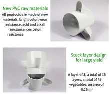 Load image into Gallery viewer, Hydroponic Growing System 6 Layers 3 Plant Sites 18 Holes , Home Gardening System Kit for or Indoor Herbs, Fruits and Vegetables