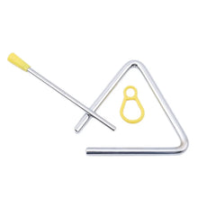 Load image into Gallery viewer, Musical Instrument Rhythm Band Educational Preschool Triangled Percussion 4/5/6/7/8/ inch
