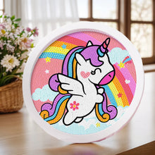 Load image into Gallery viewer, Cartoon Diamond Painting Kits Animals with Wooden Frame Kits for Kids DIY handmade Dinosaur Creative Point Diamond Paint