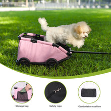 Load image into Gallery viewer, Small Pet Cart 4 Wheels Folding Dog Stroller Lightweight 360° Rotating Trolley Pet Stroller Small Cats Dogs Rolling Cat Carrier