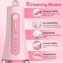 Load image into Gallery viewer, Sejoy Water Flosser for Teeth Cleaning Irrigator dental Cordless Rechargeable Water Flossing Dental Oral