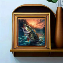 Load image into Gallery viewer, 1-piece DIY animal series, big fish pattern full diamond art painting set, diamond art home wall decoration gift