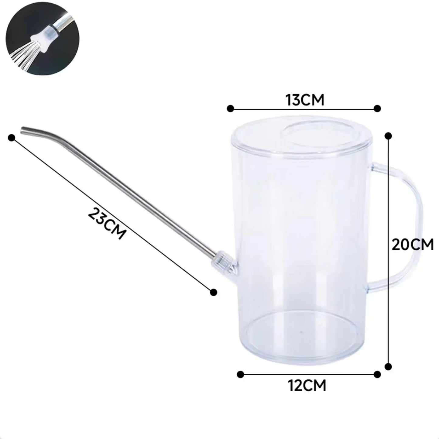 2L Watering Can Long Mouth for House Plants Indoor Gardening Garden er