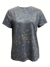 Load image into Gallery viewer, Women's Clothes 2025 Summer Shirts & Blouses Print Graphic T Shirts ropa barata de mujer con envíos gratis Top Mujer Regulai Fit
