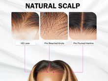 Load image into Gallery viewer, 30 Inch 4/27 Highlight Wig Human Hair Body Wave 13x6 Hd Lace Frontal Wig Brazilian Remy Colored Transparent Lace 13x4 For Women
