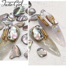 Load image into Gallery viewer, 1 Pot Nails Abalone Shell Fragments Texture Natural Sea Shell 3d Charm Nail Art Decoration Slice DIY Beauty Salon Tools new
