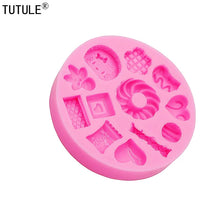 Load image into Gallery viewer, GJ-960 Candy Mold, Silicone Chocolate Mold, Small Square Candy Molds, Silicone Candy Moulds,Polymer Clay Molds,Biscuit Mould