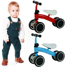 Load image into Gallery viewer, Baby Balance Bike Toddler Balance Bike Ergonomic Seat Baby Learning Walker 4 Wheels No Pedals Riding Toys for Birthday Gift