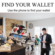 Load image into Gallery viewer, Wallet GPS Card Holder Wallet for Men Smart Card Holder Wallet for Men With Tracking Device FindMy for Android, Best Men Gift