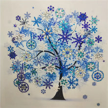 Load image into Gallery viewer, Diamond Embroidery Winter Flower Tree Special Shaped Diamond Painting Needlework Rhinestone 5d Drill DIY Crystal Painting