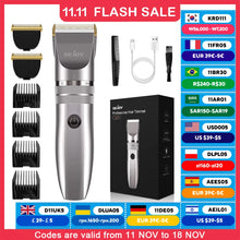 Load image into Gallery viewer, SEJOY Hair Trimmer for Men Hair Clippers for Barbers Electric Trimmer Rechargeable Cordless Shaver (OiI Not Included))
