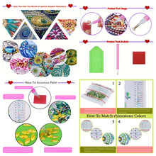 Load image into Gallery viewer, 1 DIY diamond painting set, Christmas-themed canvas wine bag, wine bottle decoration items, holiday gifts
