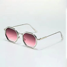 Load image into Gallery viewer, 2025 New Vintage Sunglasses for Women Modern Fashionable Octagonal Glasses with Black Lenses Golden Edging Sun Glasses UV400