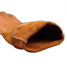 Load image into Gallery viewer, Garden Industrial Protective Work Gloves Long Tube Gardening Safety Working Gloves Leather Breathable Gauntlet Pruning Gloves