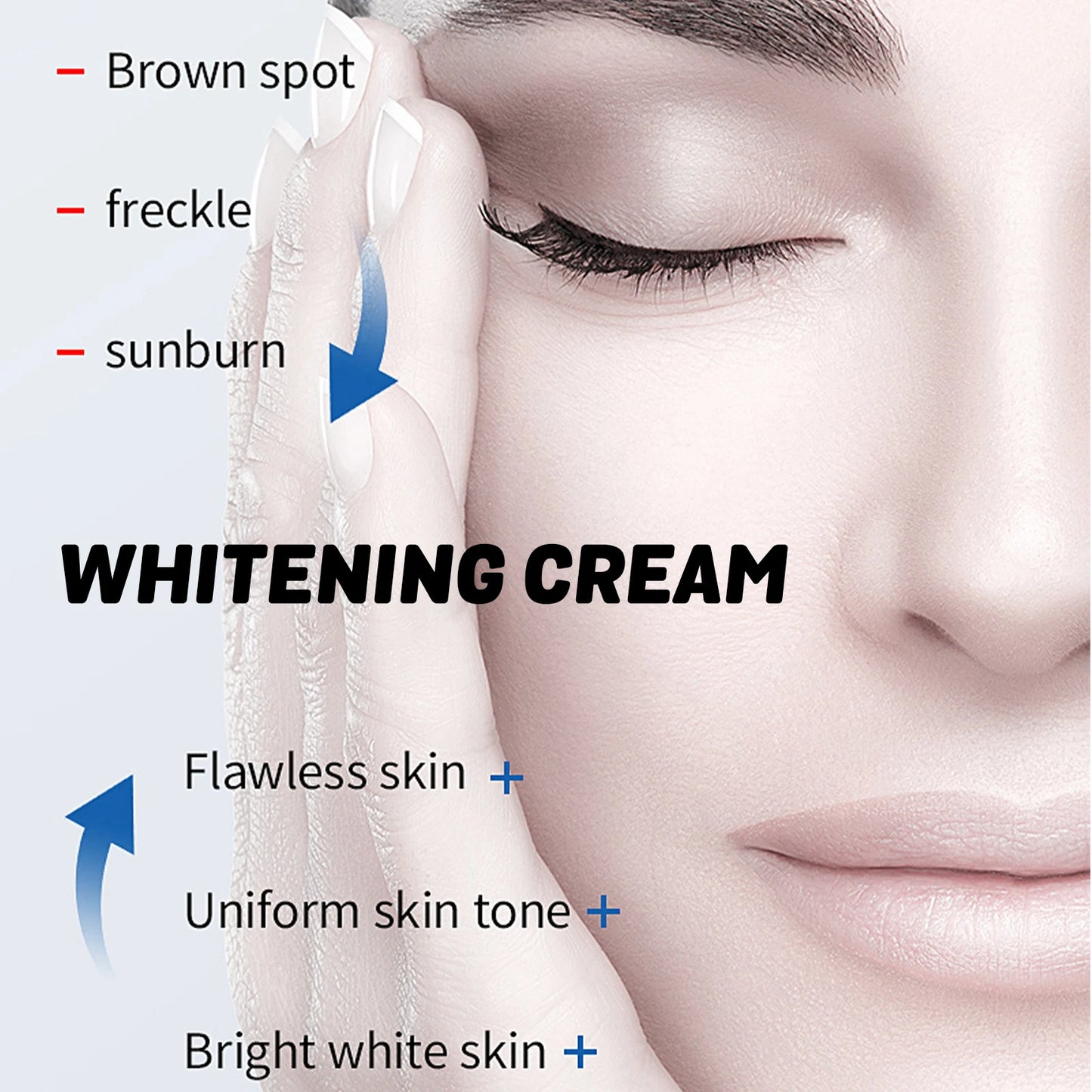 OUHOE Brightening Cream for Spot Whitening, Tender Skin, Refreshing Moisturizing, Brightening Skin, Facial and Body Cream