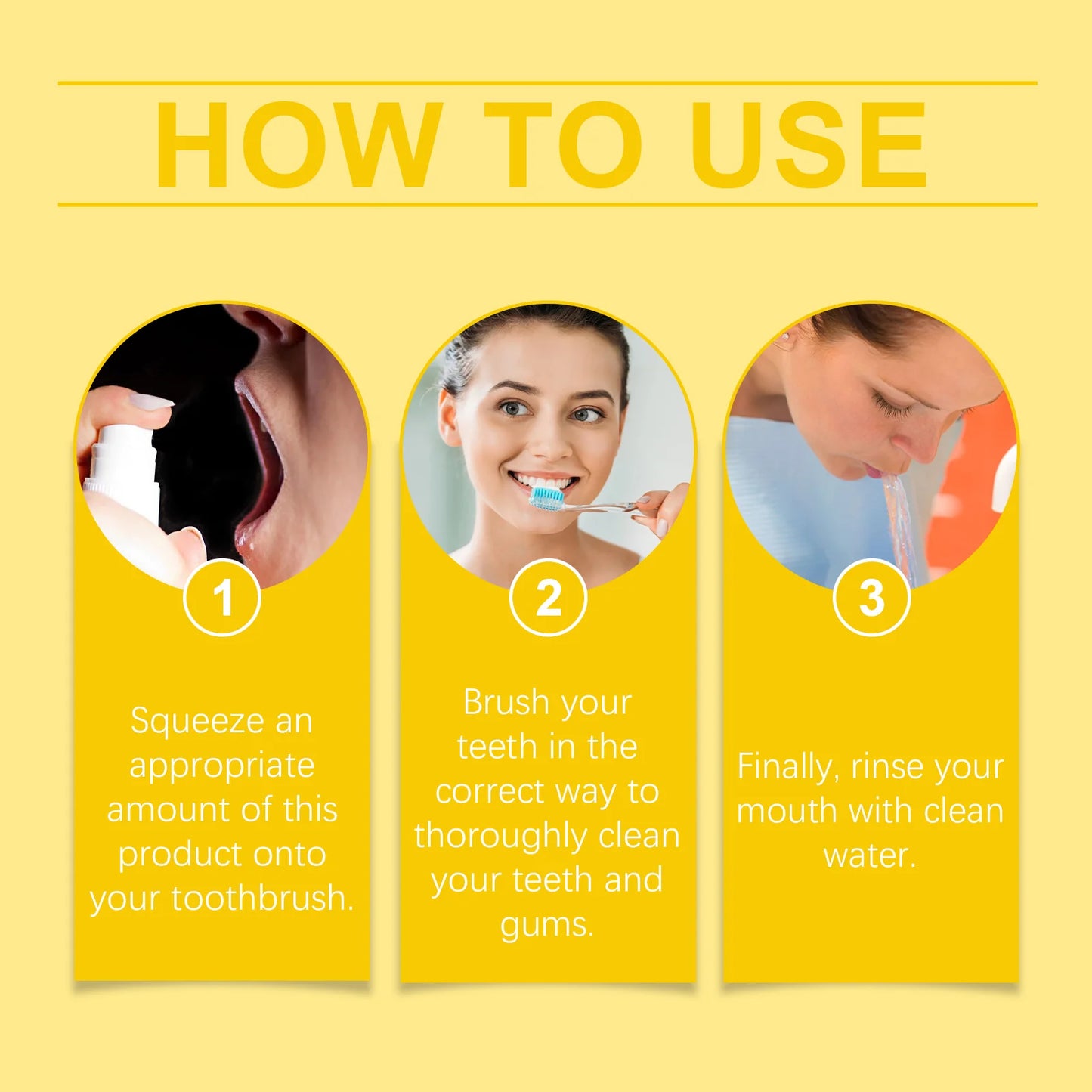 Teeth Cleansing Mousse Removes Smoke Stains Removes Yellowing Freshens Breath Effectively Whitens and Removes Yellowing Oral Car