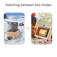 Load image into Gallery viewer, Portable Outdoor Gas Heater Camping Fishing Fish House Warmer Butane Propane Double Burner Heating Stove Infrared Gas Heater