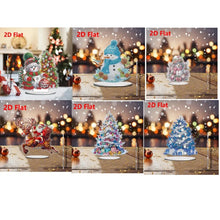 Load image into Gallery viewer, 1pc DIY Diamond Painting Christmas Table Decoration for Adults Acrylic Diamond Art Desk Ornament for for Bedroom, Living Room