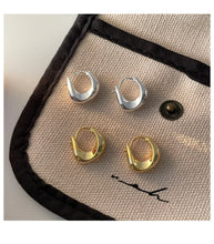 Load image into Gallery viewer, 925 Sterling Silver Earrings for Women Ear Hoop Versatile Sweet Girl Fashion Jewery New Year Gifts Accessories