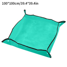 Load image into Gallery viewer, Gardening Mat PE Square Plant Pad Waterproof for Transplanting Flower Pots Potting Mat Foldable Garden Repotting Anti-dirty Tarp