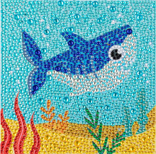 Load image into Gallery viewer, DIY Diamond Painting by Number Kits for Kids Cartoon Animal Picture Crystal Rhinestone Diamond Embroidery for Children Gifts