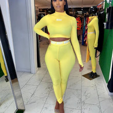 Load image into Gallery viewer, European and N Women's Clothing Hot Cross-border Trade Autumn and Winter Sexy Solid Color Tight Long-sleeved Suit