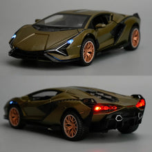 Load image into Gallery viewer, Simulation 1:32 Lambo Alloy Super Car Model Sound Light Collective Miniature Voiture Children Boy Diecast Toy Vehicle